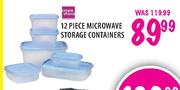 Simple Choice 12 Piece Microwave Storage Containers