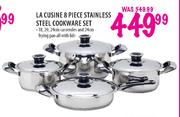 La Cusine 8 Piece Stainless Steel Cookware Set
