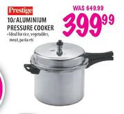 Prestige 10L Aluminium Pressure Cooker
