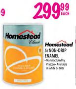 Homestead Non-Drip Enamel-5l Each