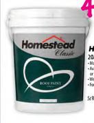 Homestead Roof Paint-20L Each