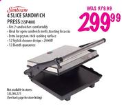Sunbeam 4 Slice Sandwich Press(SSP400)