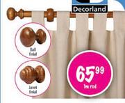 34mm Wooden Curtain Rods-3m Rod