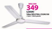 Logik Industrial Ceiling Fan-140cm