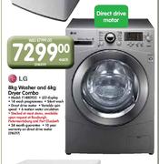 LG 8Kg Washer And 6Kg Dryer Combo-Each