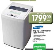 Samsung 8Kg Top Load Washer-Each
