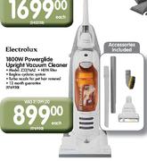 Electrolux 1800W Powerglide Upright Vacuum Cleaner-Each