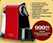 Sienna Single Berving Capsule Eepresso Maker-Each