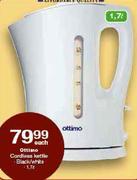 Ottimo Cordless Kettle Black/White-1.7L Each