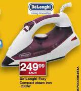 Delonghi Easy Compact Steam Iron-2000W Each