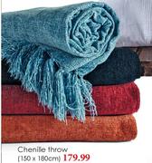 Chenille Throw (150X180Cm)