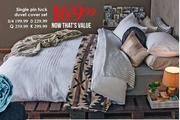 3/4 Pin Tuck Duvet Cover Set