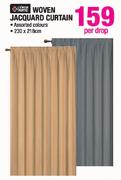 Always Home Woven Jacquard Curtain-Per Drop