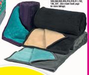 Always Home Queen Fur Pile Blanket-Each