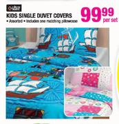 Always Home Kids Single Duvet Covers-Per Set