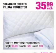 Double Quilted Mattress Protectors-Each
