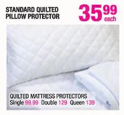 Queen Quilted Mattress Protectors-Each