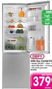 Defy 340L Eco Combi Fridge/Freezer