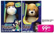 Sleepy Monkey Or Sleepy Bear Write With Light-Each