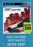 PS3 Need For Speed: Most Wanted