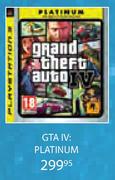 PS3 GTA IV: Platinum