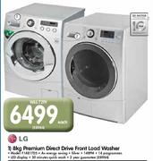 LG 8Kg Premium Direct Drive Front Load Washer (F1481TD5)-Each