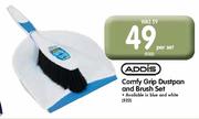 Addis Comfy Grip Dustpan & Brush Set