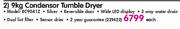 LG 9Kg Condensor Tumble Dryer (RC9041Z)-Each