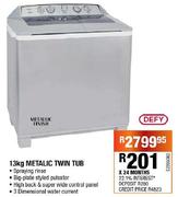 Metallic Twin Tub-13 Kg