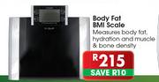 Body Fat BMI Scale