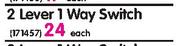 CBI 2 Lever 1 Way Switch Each
