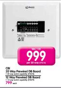 CBI 20 Way Prewired DB Board Each