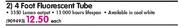 Osram 4 Foot Fluorescent Tube Each