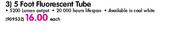 Osram 5 Foot Fluorescent Tube Each
