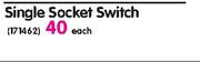 CBI Single Socket Switch-Each