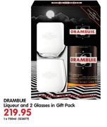 Drambuie Liqueur And 2 Glasses In Gift Pack-750ml