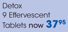 Clicks Detox 9 Effervescent Tablets-Each