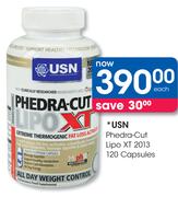 USN Phedra-Cut Lipo XT 2013 Capsules-120's Each