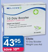 Clicks 10 Day Booster Weight Loss Aid-Per Pack