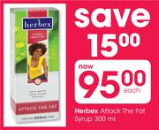 Herbex Attack The Fat Syrup-300ml Each