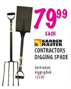 Garden Master Contractors Digging Spade-Each 