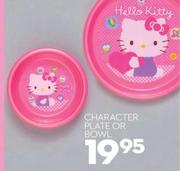 Hello Kitty Character Plate Or Bowl