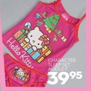 Hello Kitty Character Sleep Set Ages 2-7
