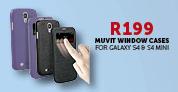 Muvit Windows Cases For Galaxy S4 & S4 Mini