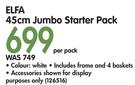 Elfa 45cm Jumbo Starter Pack-Per Pack
