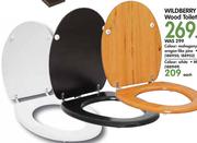Wildberry Wood Toilet Seat-Each