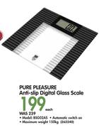 Pure Pleasure Anti-Slip Digital Glass Scale BSGO2AS