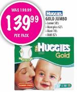 Huggies Gold Jumbo-58/62/70/80's