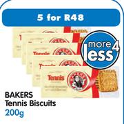 Bakers Tennis Biscuits - 5x200g