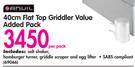 Anvil 40cm Flat Top Griddler Value Added Pack